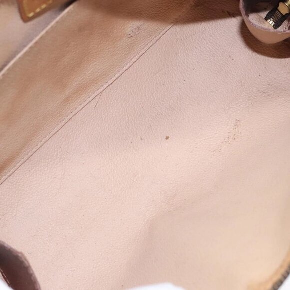 LOUIS VUITTON Monogram Trousse Demi Ronde Cosmetic Pouch M47520 LV Auth 133103 - Picture 15 of 16